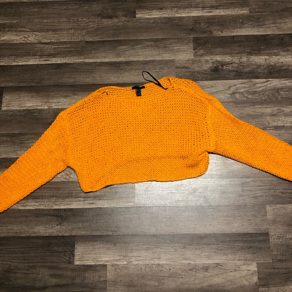 Brand new yellow knit sweater
